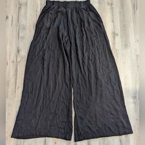 Farm Rio Black Wide Leg Pants